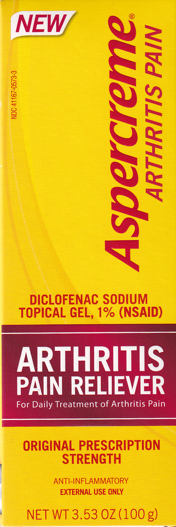 Aspercreme Arthritis Pain Reliever Original Strength Anti Inflammatory Cream, 3.35 oz