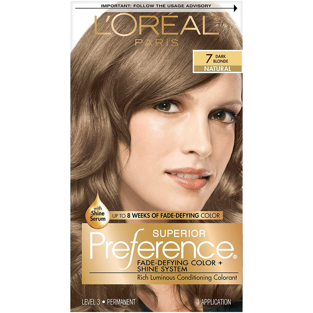 L'Oreal Superior Preference - 7 Dark Blonde (Natural), 1 COUNT