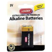 Leader 9V Batteries, 1 Pack