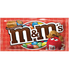 M&M's Chocolate Candies, Peanut Butter, 1.63 Oz., 1 Bag