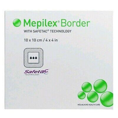 Mepilex Border All-In-One Foam Dressing, 4"x4", Pack of 5