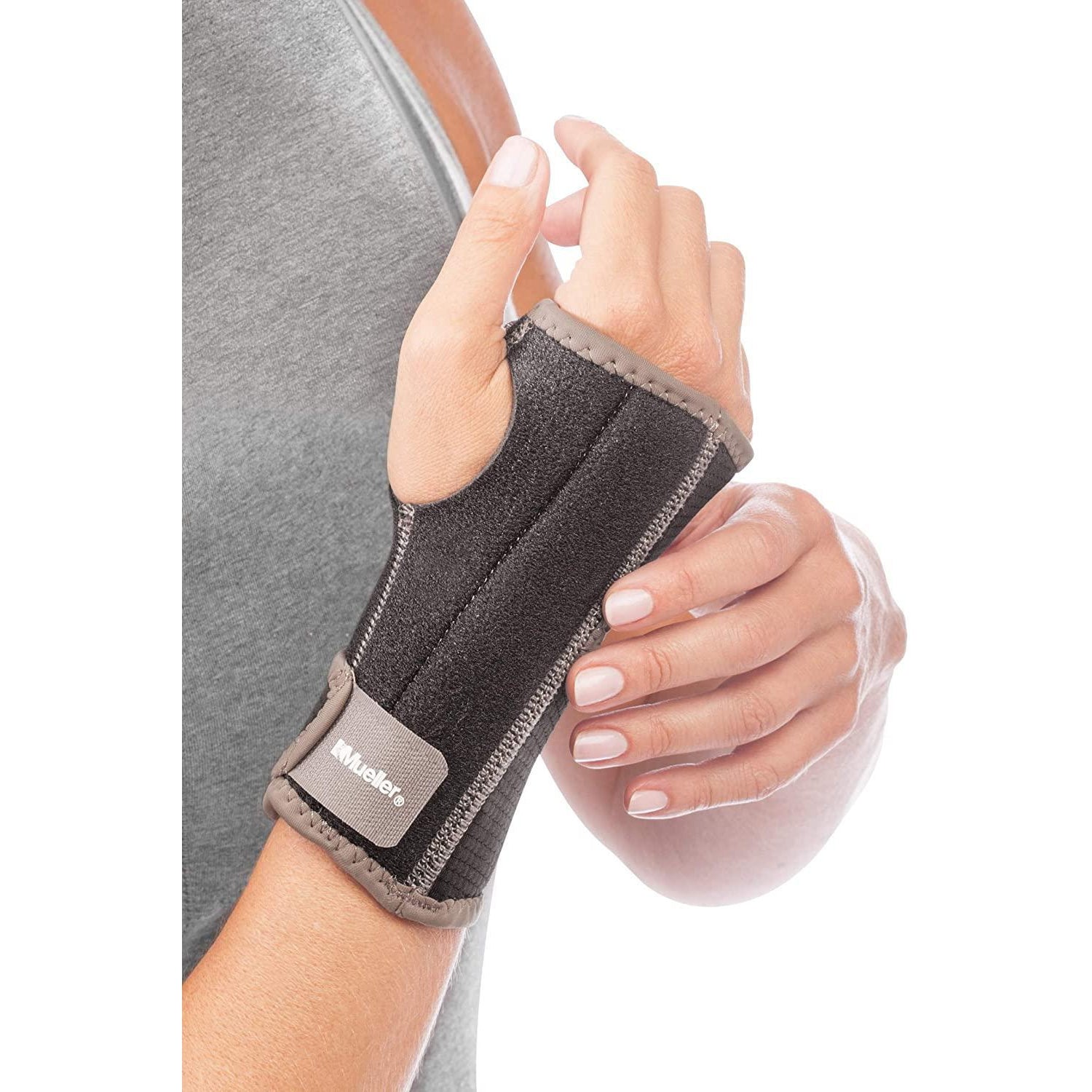 Muller Splint Mueller Sports Medicine Reversible Splint Wrist Brace, 1 count | Silver ...