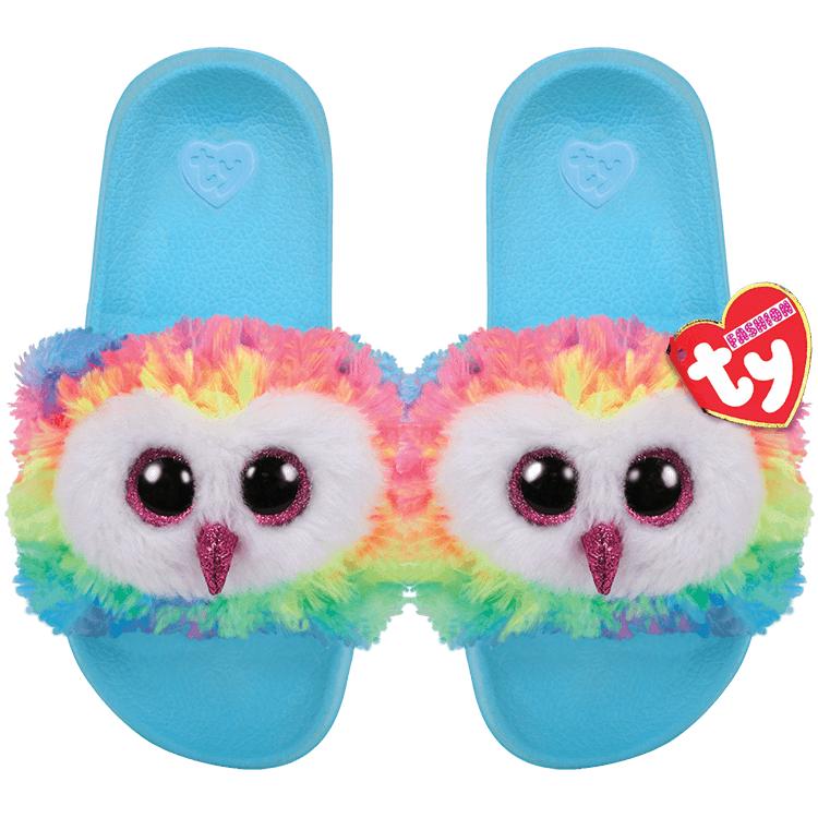 TY Fashion Slides, Medium, Owen, 1 Pair