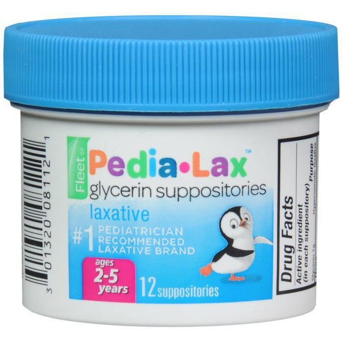 Fleet Pedia-Lax Children's Glycerin Suppositories - 12 Count