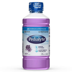Pedialyte Oral Electrolyte Maintenance Solution, Grape Flavor, 33.8 oz (1 Liter)