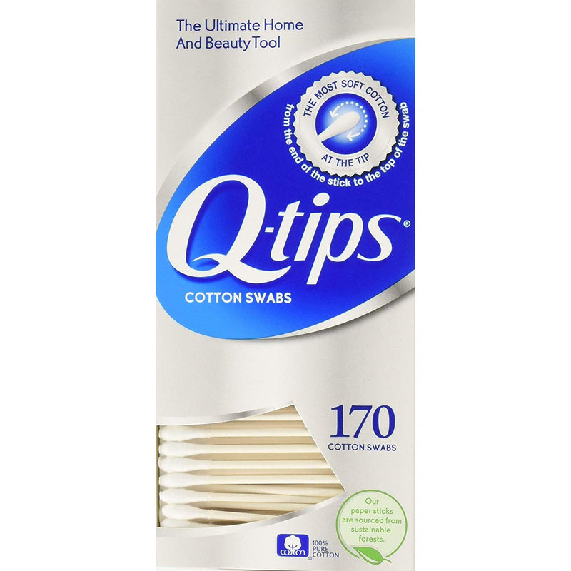 Q-Tips Cotton Swabs, 170 Count