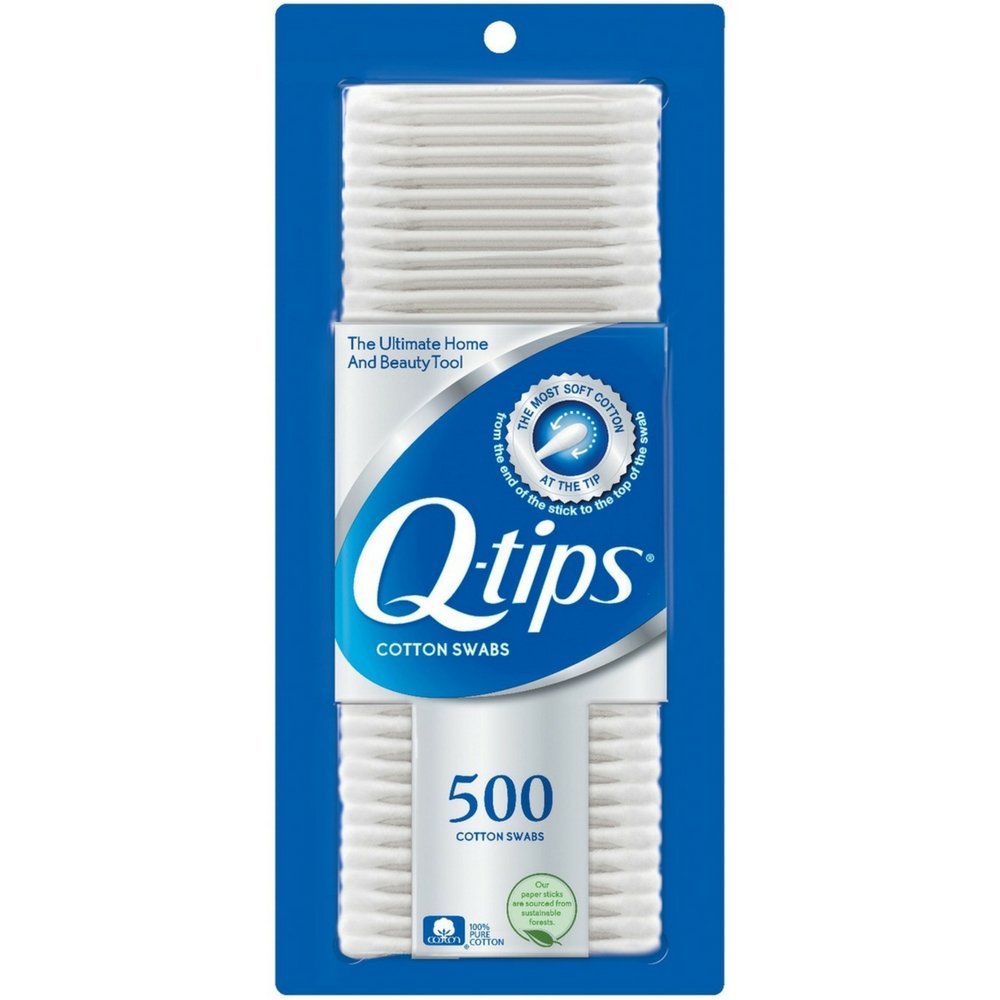 Q-tips Cotton Swabs, 500 Count