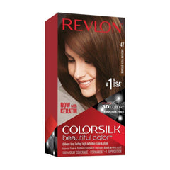 Revlon Color Silk Hair Color [47], Medium Rich Brown, 1 COUNT
