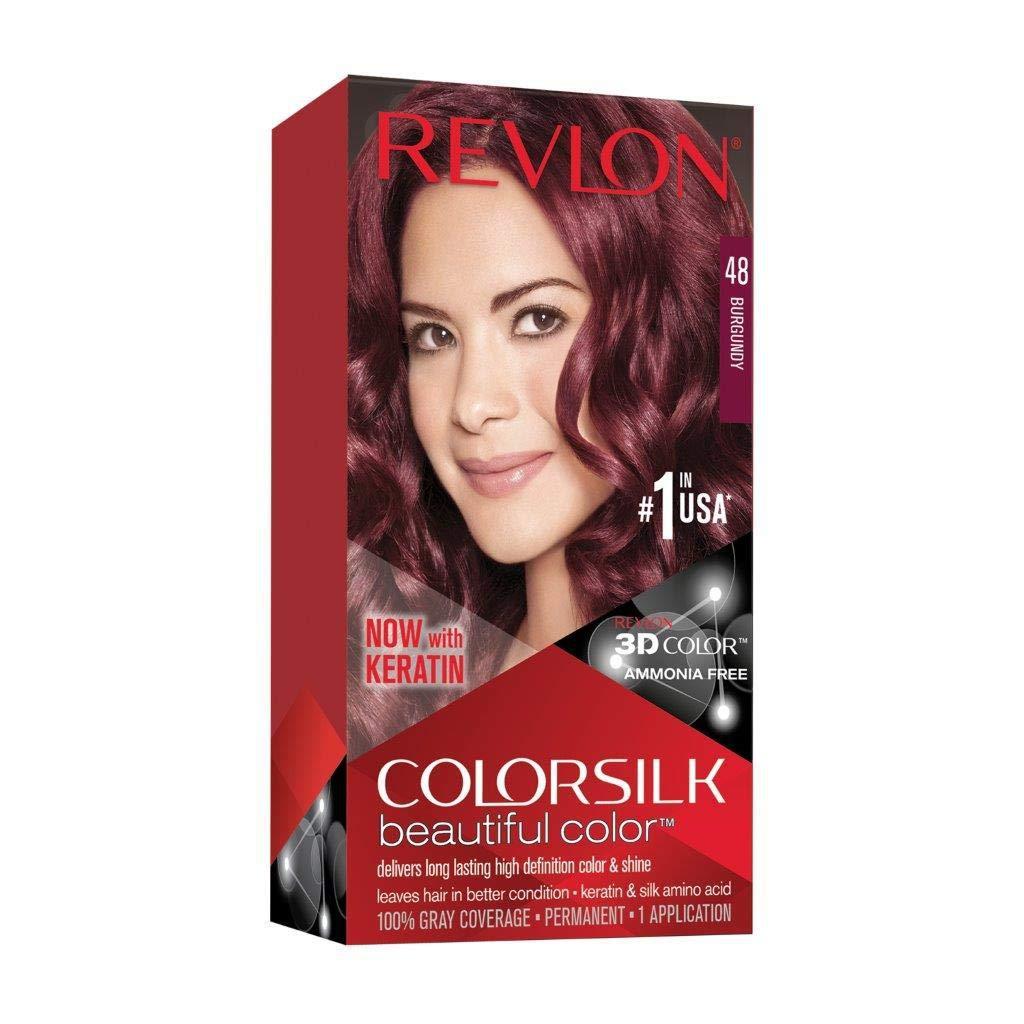 Revlon Color Silk Beautiful Color, 48 Burgundy, 1 COUNT