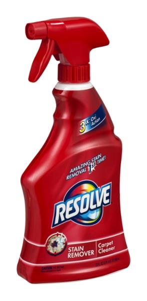 Resolve Carpet Cleaner, Stain Remover, 22 Fl Oz., 1 Bottle