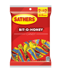 Sathers Candy- Bit-O-Honey 2 Oz., 1 Bag