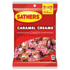 Sathers Candy- Caramel Creams 2.5 Oz., 1 Bag