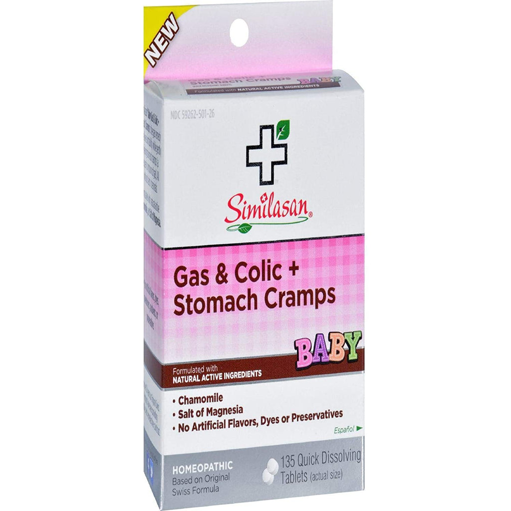 Similasan, Gas and Colic Plus Stomach Cramps, 135 Count