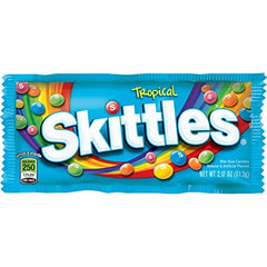 Skittles Bite Size Candies, Tropical, 2.17 Oz., 1 Bag
