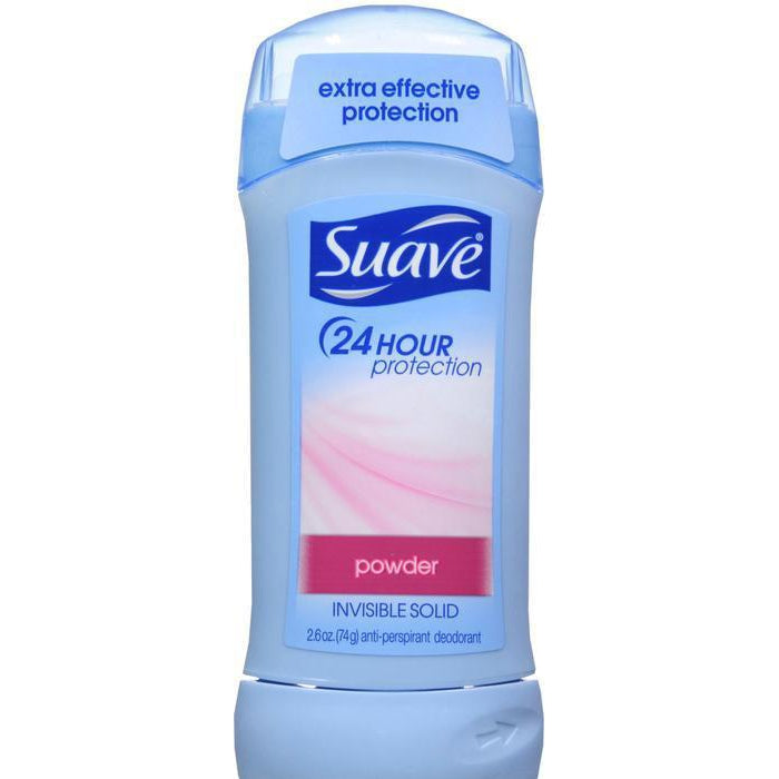 Suave 24 Hour Protection Powder Invisible Solid Anti-Perspirant Deodorant 2.6 oz