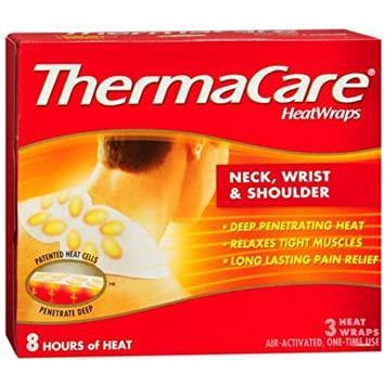 ThermaCare Heatwraps- Neck, Shoulder and Wrist, Pack of 3