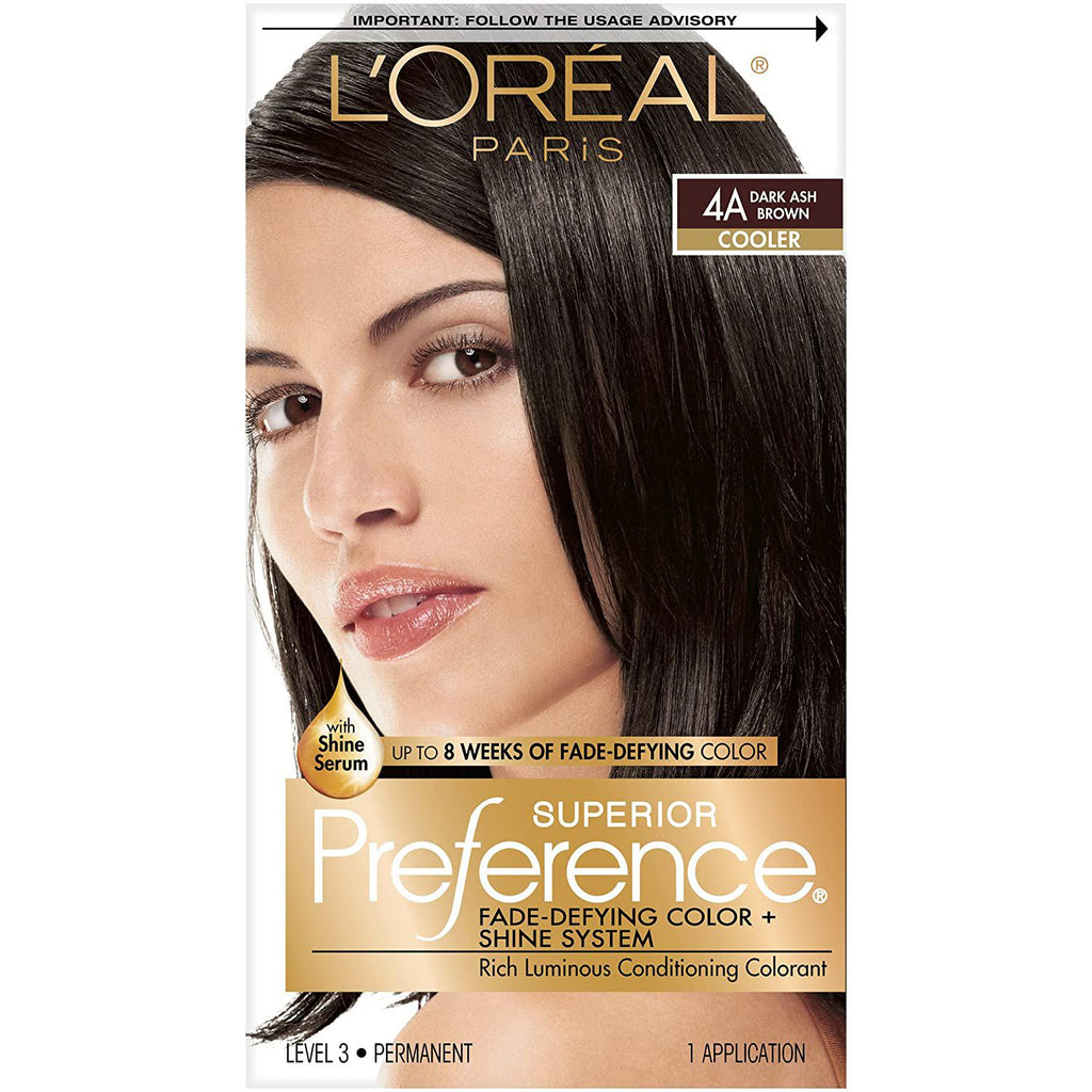 L'Oreal Superior Preference - 4A Dark Ash Brown (Cooler), 1 COUNT