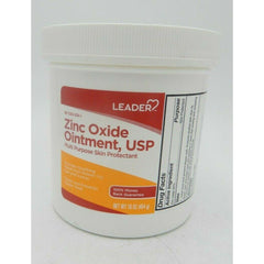 LEADER Zinc Oxide Skin Protectant Ointment. 16 oz