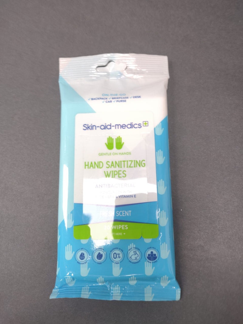 Skin-Aid-Medics Antibacterial Hand Sanitizing Wipes - Fresh Scent - 20ct