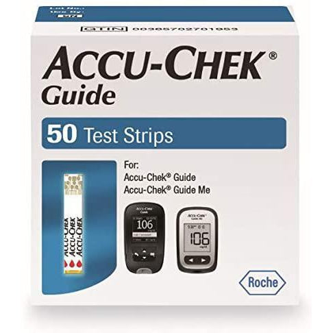 Accu-Chek Guide Glucose Test Strips, 50 count