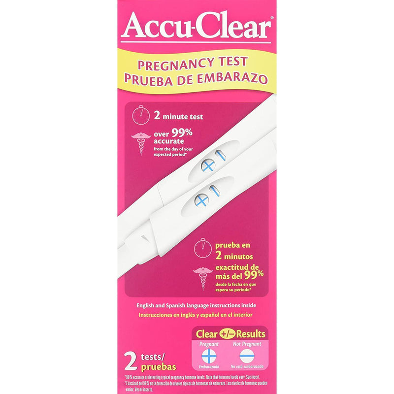 Accu-Clear Pregnancy Test-2 Count