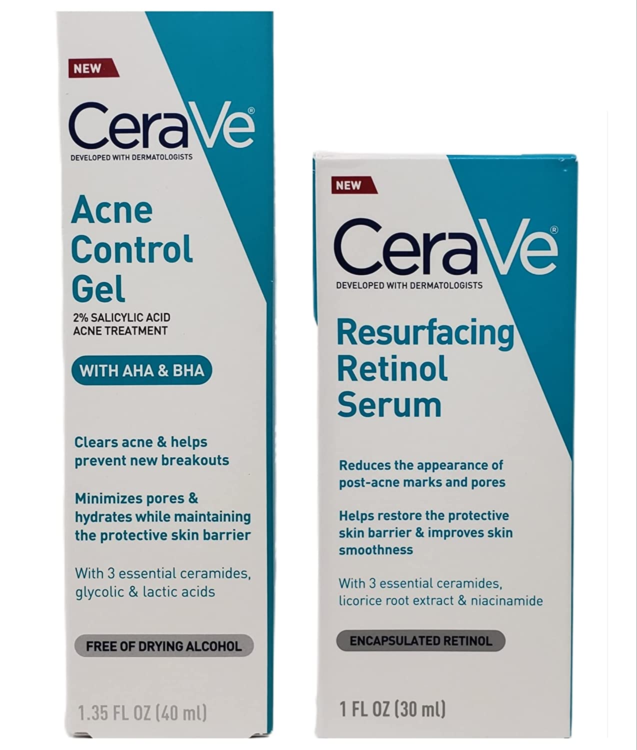 CeraVe Salicylic Acid Acne Control Gel Treatment, Acne Treatment