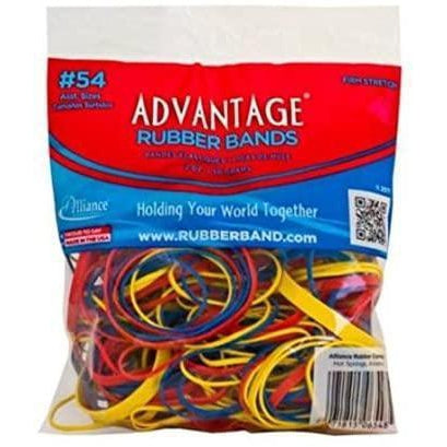 Rubber Bands, Assorted Colors and Sizes, 2 Oz