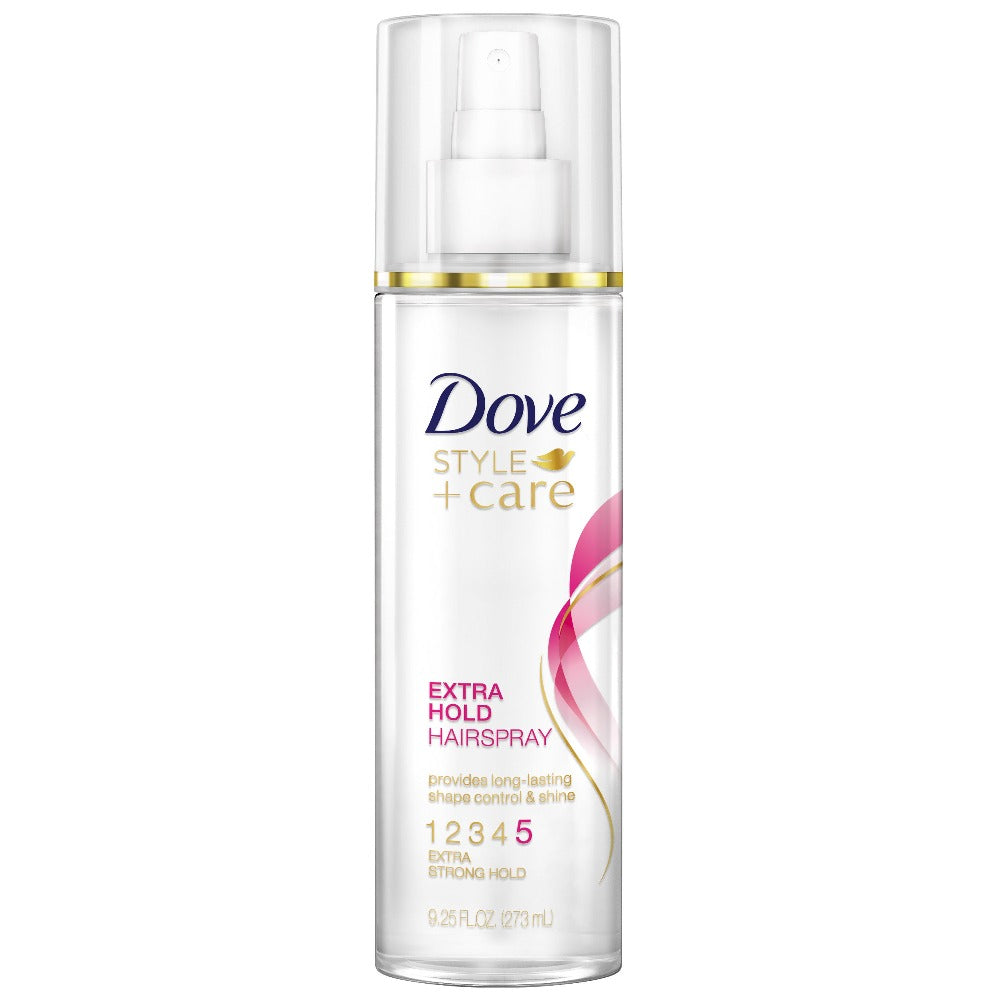 Dove Style + Care Hairspray Extra Strong Hold, 9.25 oz - Prevent Frizz, Static, Fly-aways