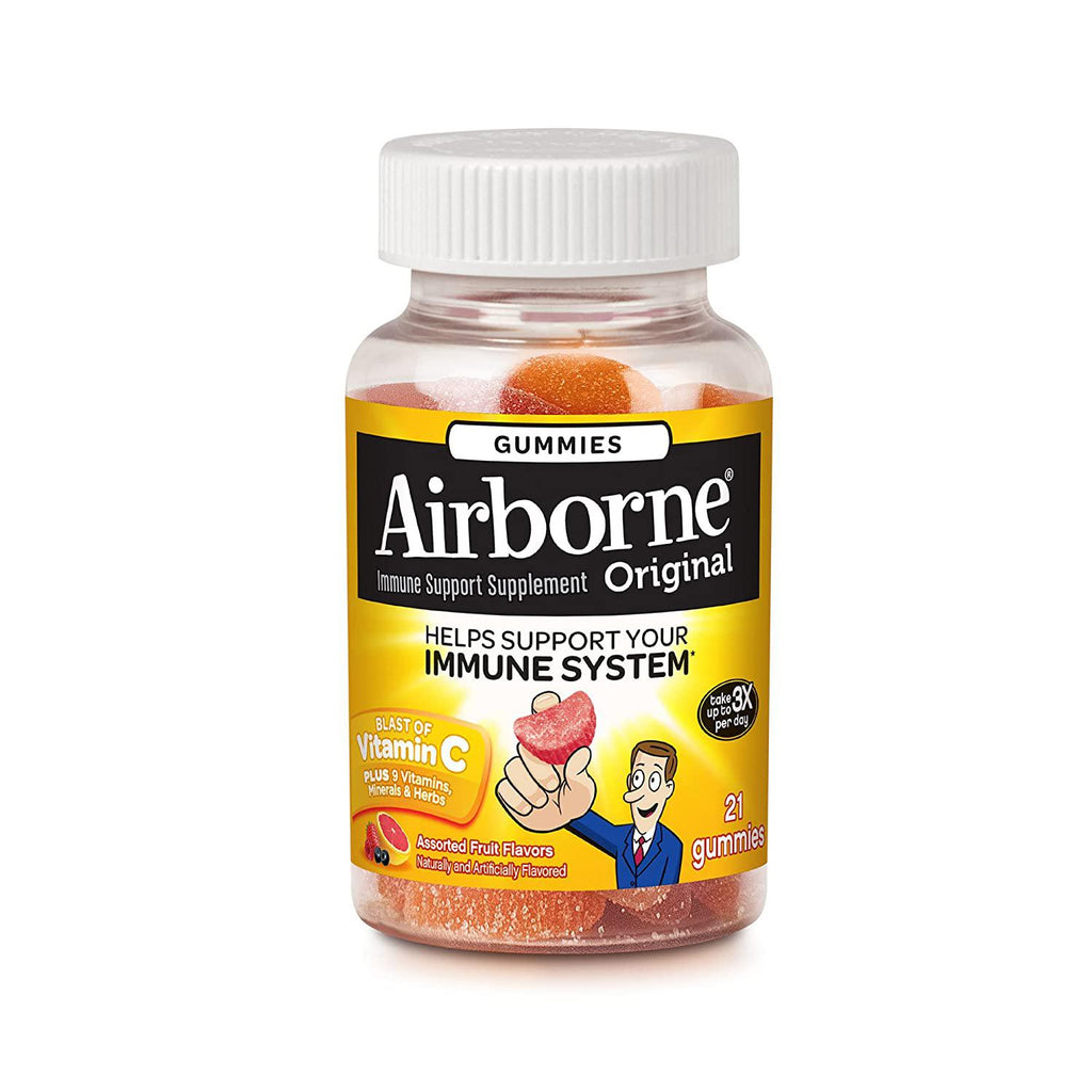 Airborne Immune Support Supplement with Vitamin C Chewable Gummies, 21 Count*