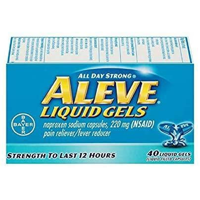 Aleve Liquid Gels, Pain Reliever/ Fever Reducer, 40 Count