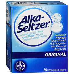 Alka-Seltzer Original with Aspirin - 36 Count