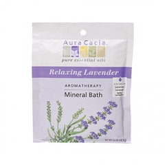 Aura Cacia Aromatherapy Mineral Bath, Relaxing Lavender, 2.5 oz