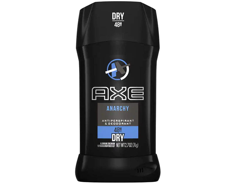 Axe Antiperspirant Deodorant, Anarchy 48H Dry, 2.7 Oz., 1 Deodorant Stick