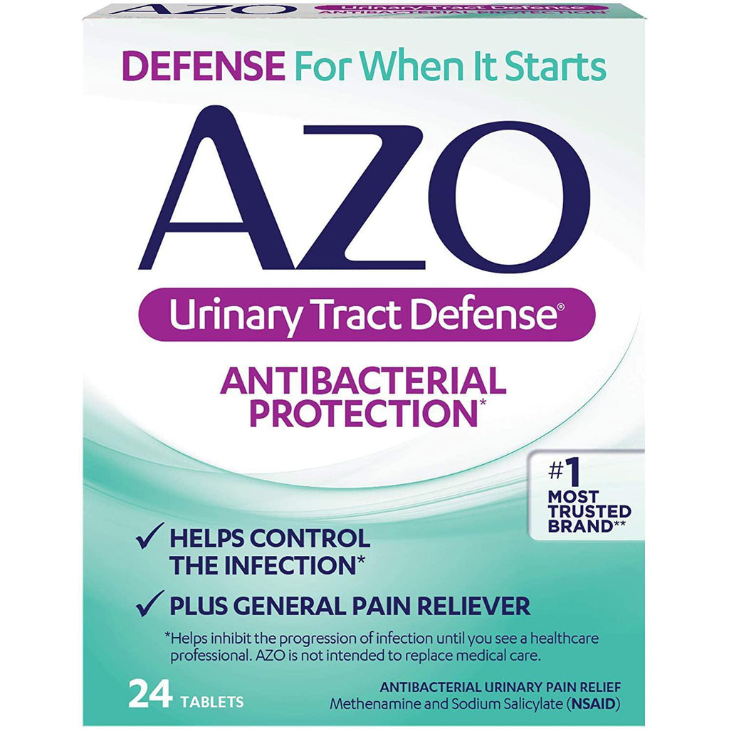AZO Urinary Tract Defense Antibacterial Protection, 24 Tablets