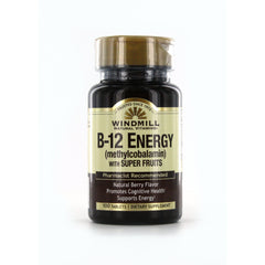 Windmill B-12 Energy with Super Fruits - 100 tablets