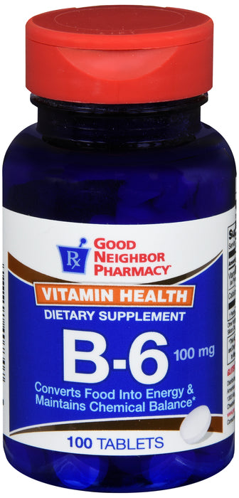 GNP Vitamin B-6 100 MG - 100 tablets