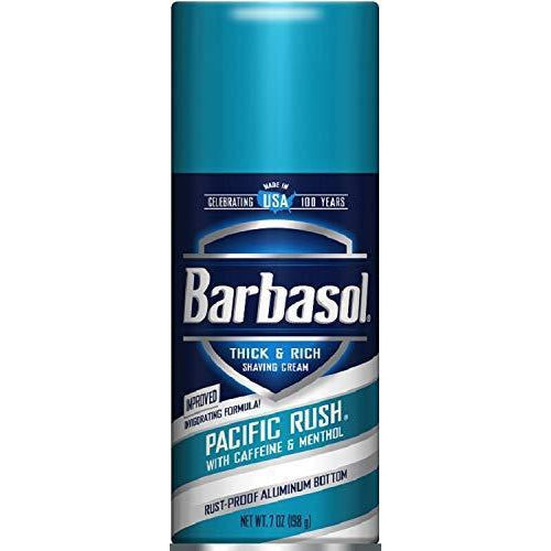 Barbasol Shave Cream, Pacific Rush - 7 Oz
