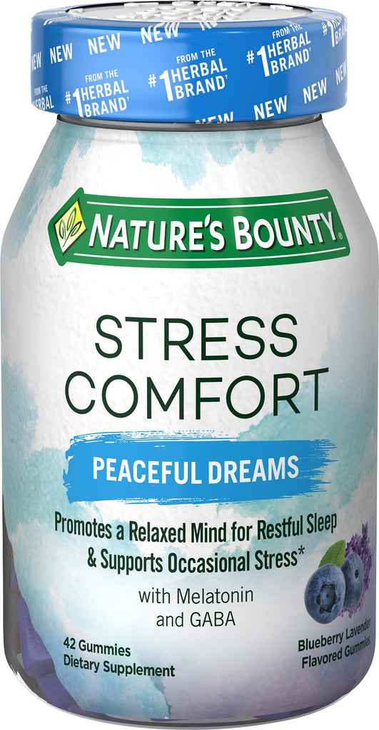 Nature's Bounty Stress Comfort Peaceful Dreams Gummies, 42 Ct