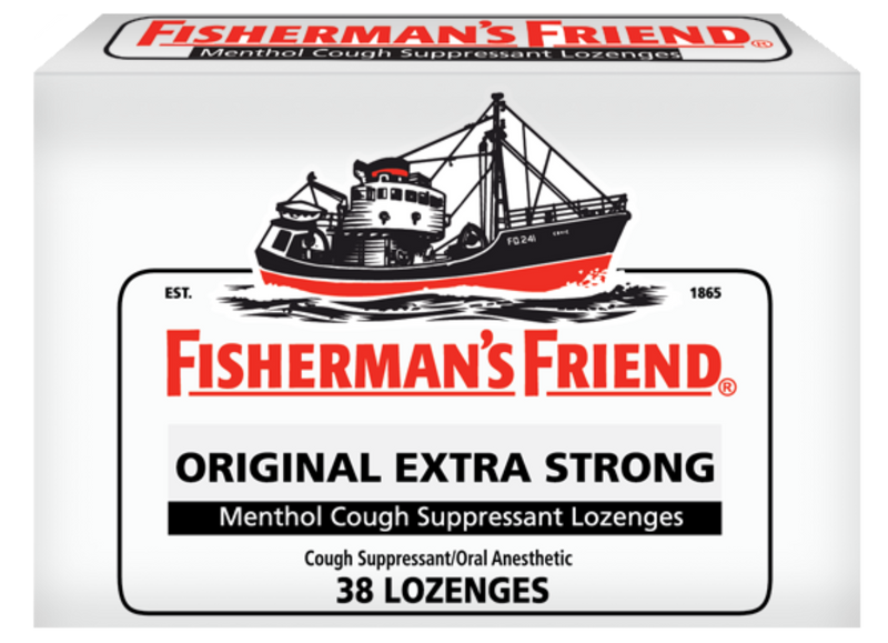 fisherman's friend original extra strong m enthol cough suppressant lozenges 38 count ship on the box