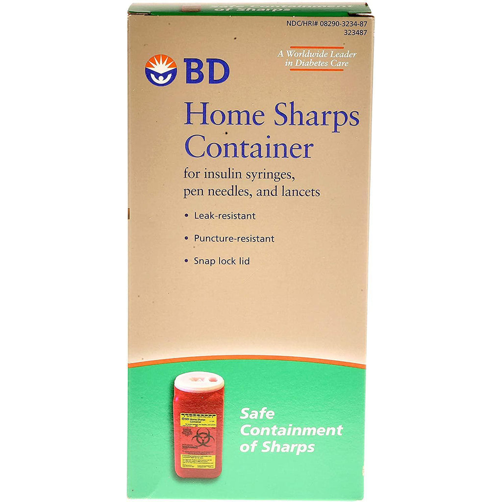 BD Home Sharps Container, 1 Each