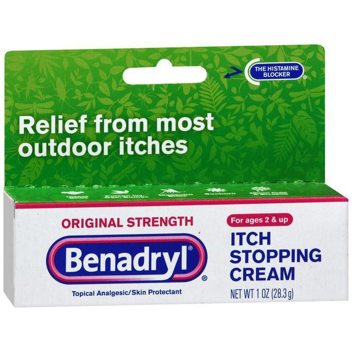 Benadryl Itch Stopping Cream Original Strength, 1 oz