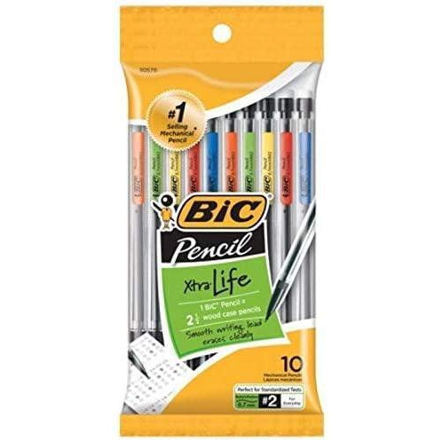 Bic Mechanical Pencil, Medium Point (0.7 mm), 10 Count