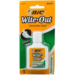 Wite-Out Extra Coverage Correction Fluid, 0.7 Oz, 1 Count