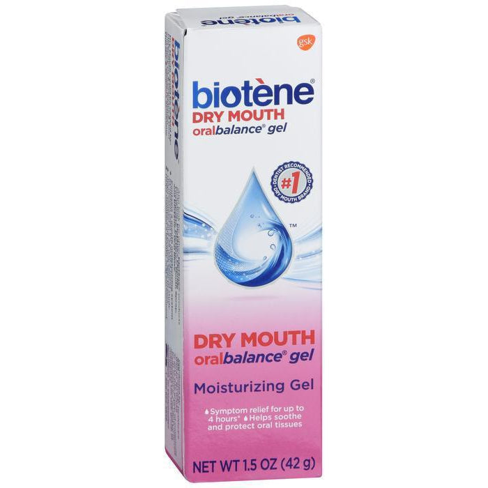 Biotene OralBalance Moisturizing Gel Flavor-Free, Alcohol-Free, for Dry Mouth - 1.5 Oz