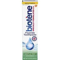 Biotene Toothpaste, Gentle Mint - 4.3 Ounce