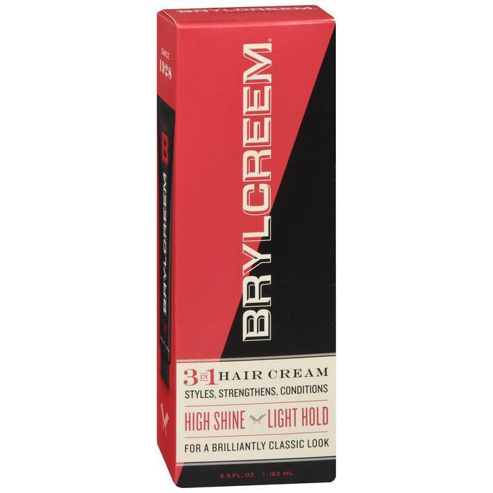 Brylcreem 3 in 1 Shining, Styling, and Conditioning Hair Cream for Men - 5.5 Oz