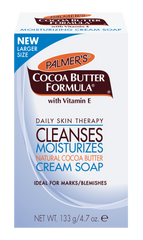 Palmer's Cocoa Butter Formula w Vitamin E - Cocoa Butter Cream Soap, 4.7 oz - Cleanses & Moisturizes.