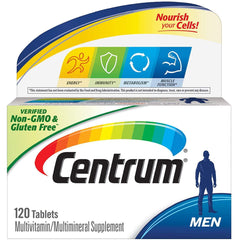Centrum Multivitamin for Men, Multivitamin/Multimineral Supplement, 120 tablets