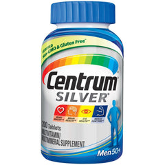 Centrum Silver Multivitamin for Men 50+, Multivitamin/Multimineral Supplement,  200 tablets