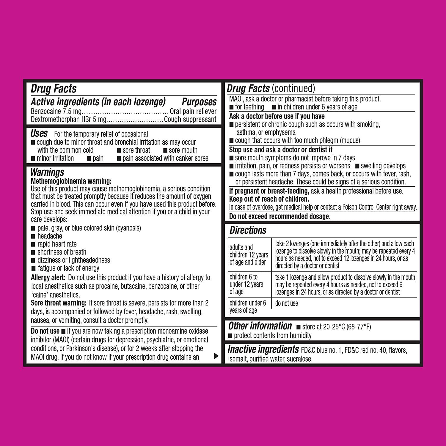 Cepacol Maximum Strength Throat and Cough Drop Lozenges, Mixed Berry